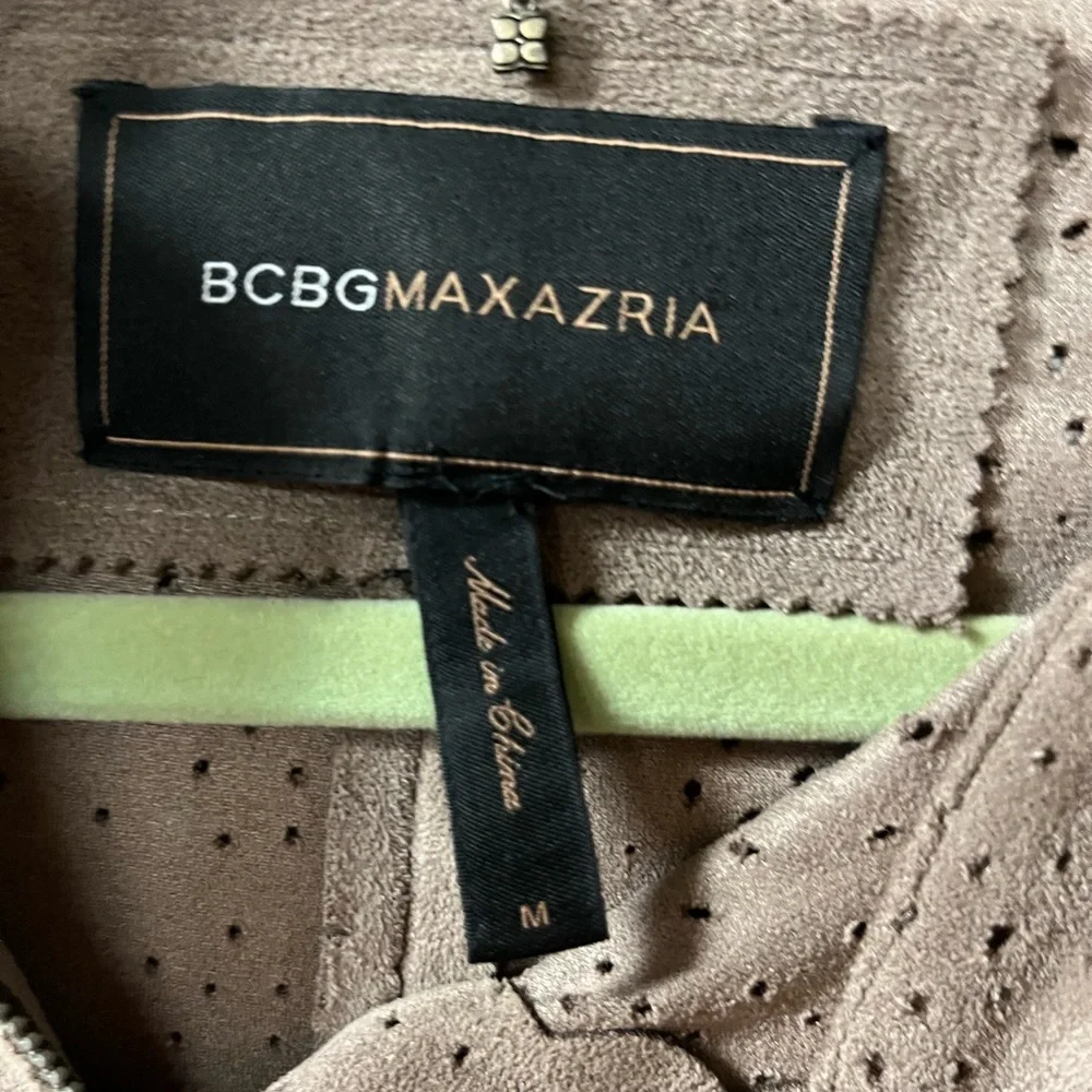 BCBG Max Azria faux suede jacket , size medium - Picture 4 of 5